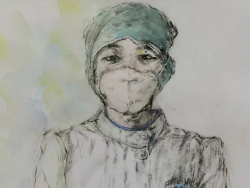 擦亮文明窗口 展示行业形象 | “偷偷记下你的样子”，16岁耐药肺结核少女用画笔致敬白衣天使